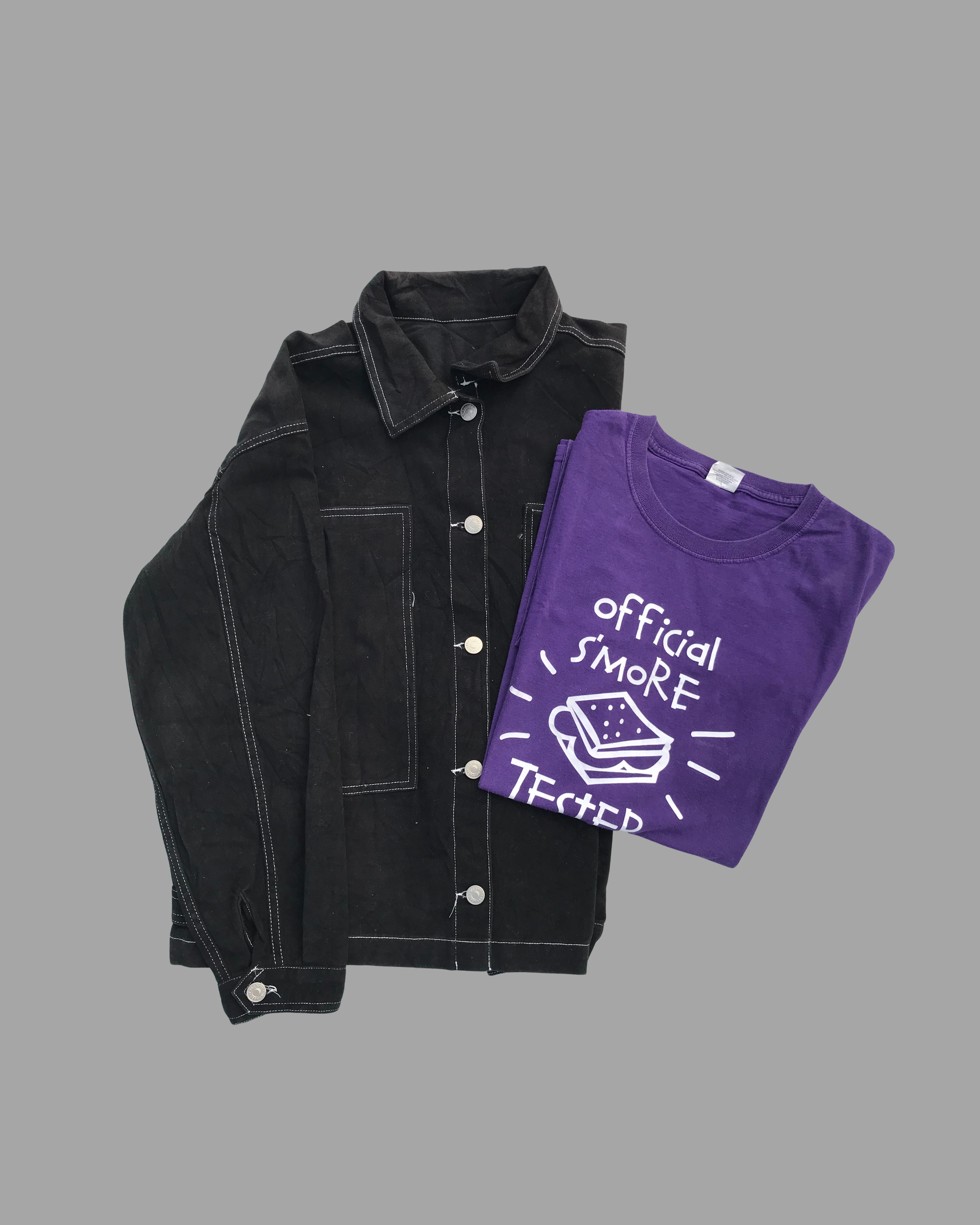 BLACK DENIM COMBO FOR WOMEN