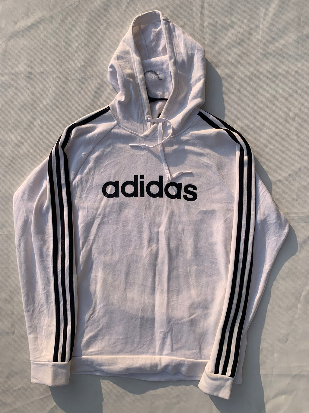 ADIDAS WHITE HOODIE