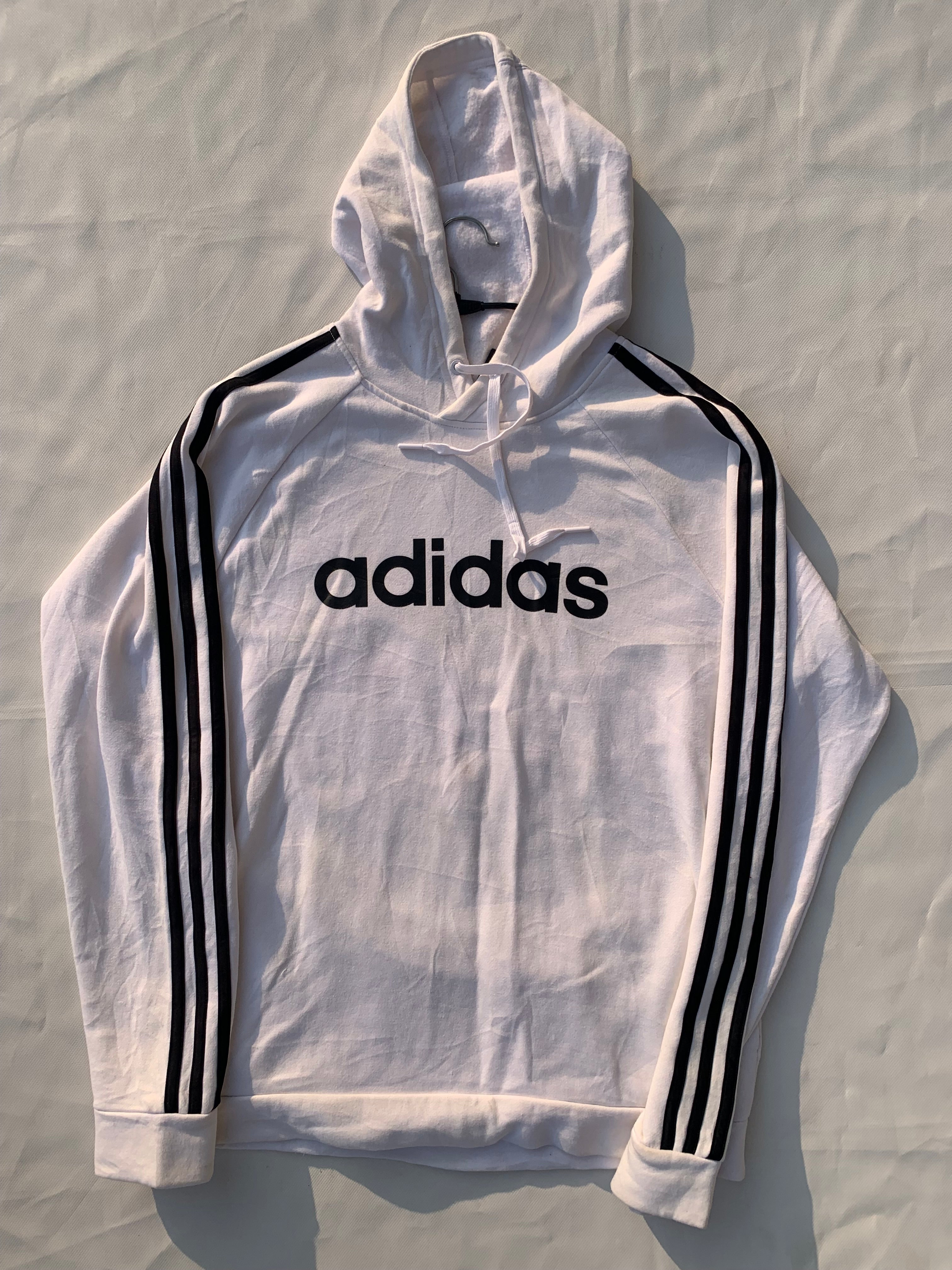 ADIDAS WHITE HOODIE