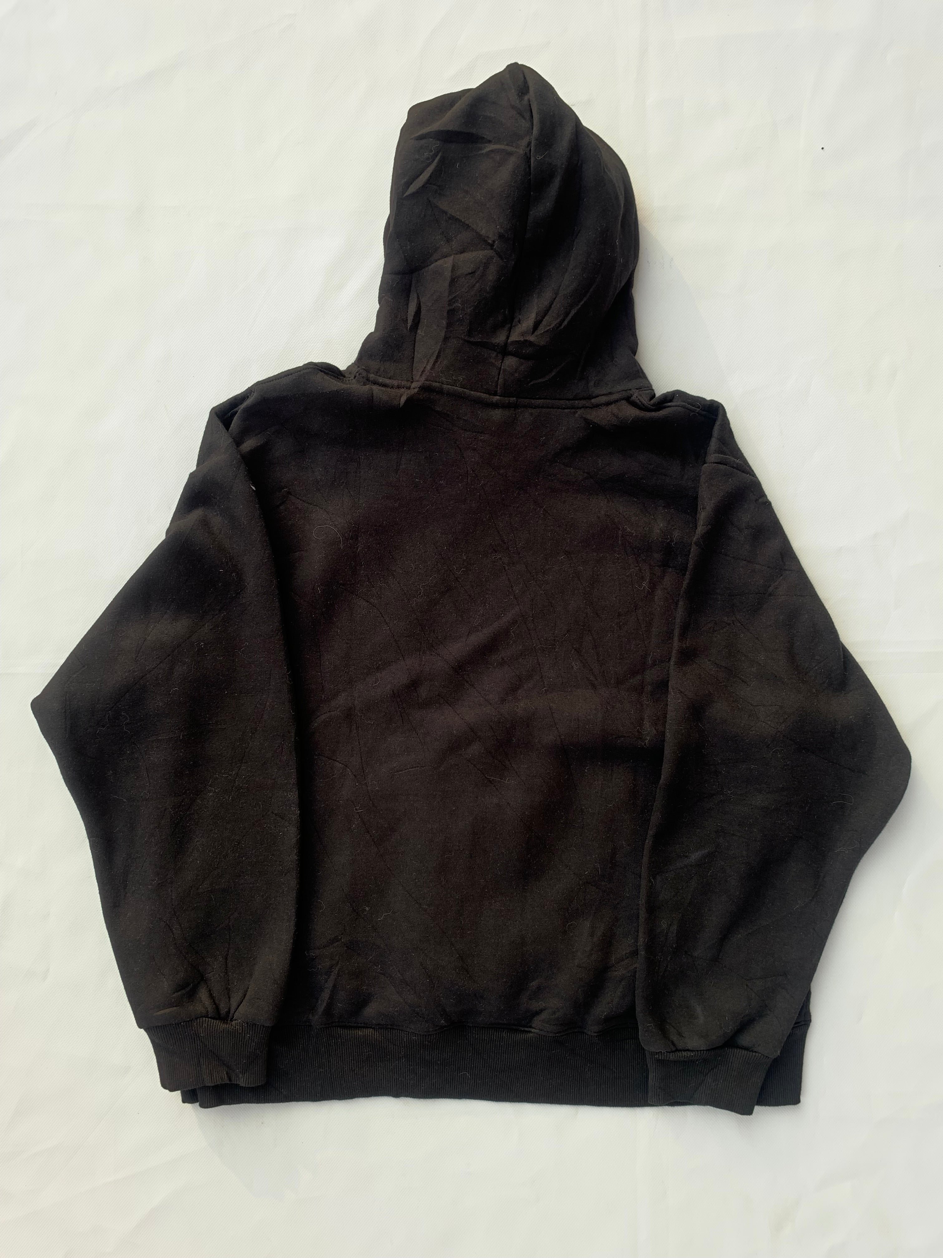 PRINTED BLACK HOODIE