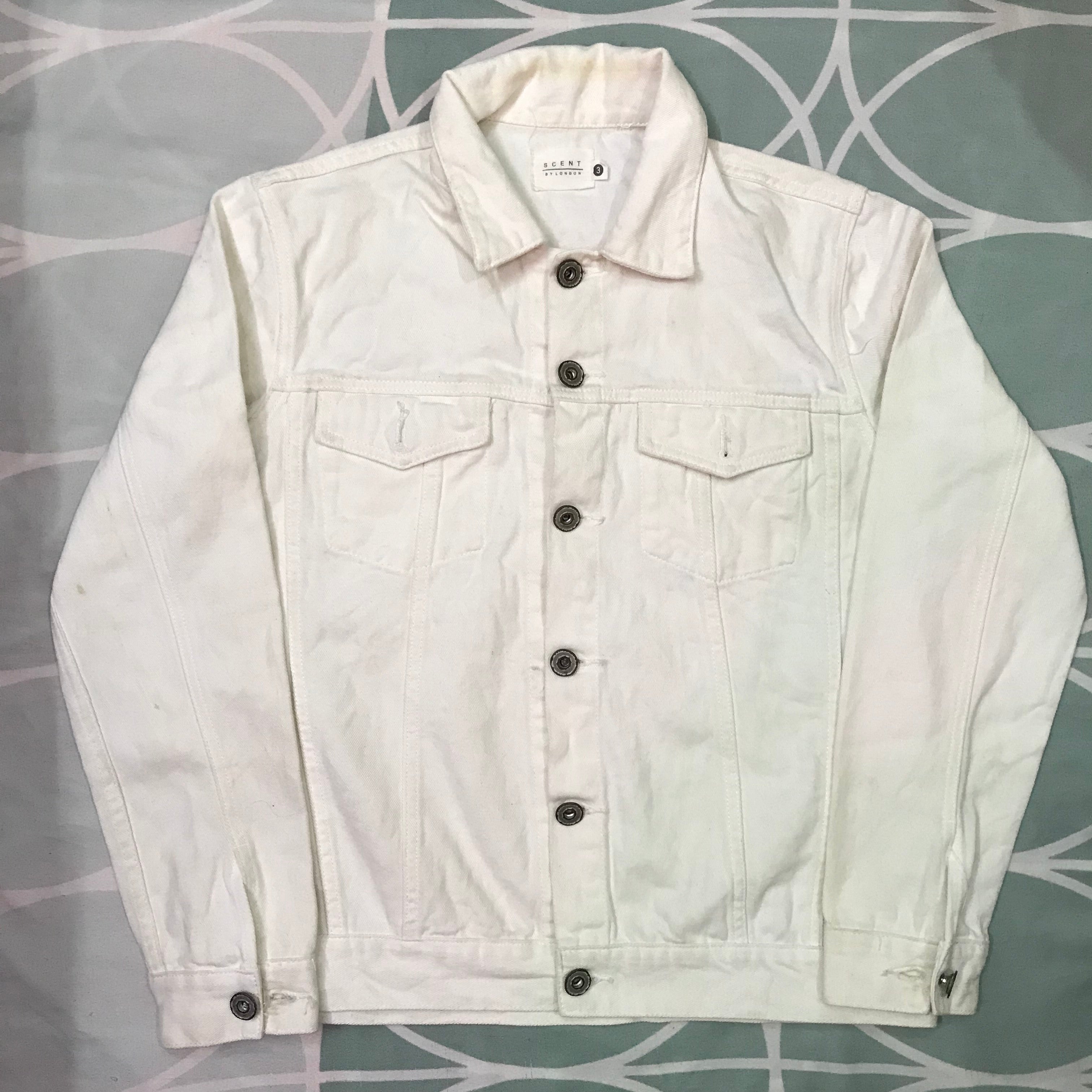 WHITE DENIM JACKET