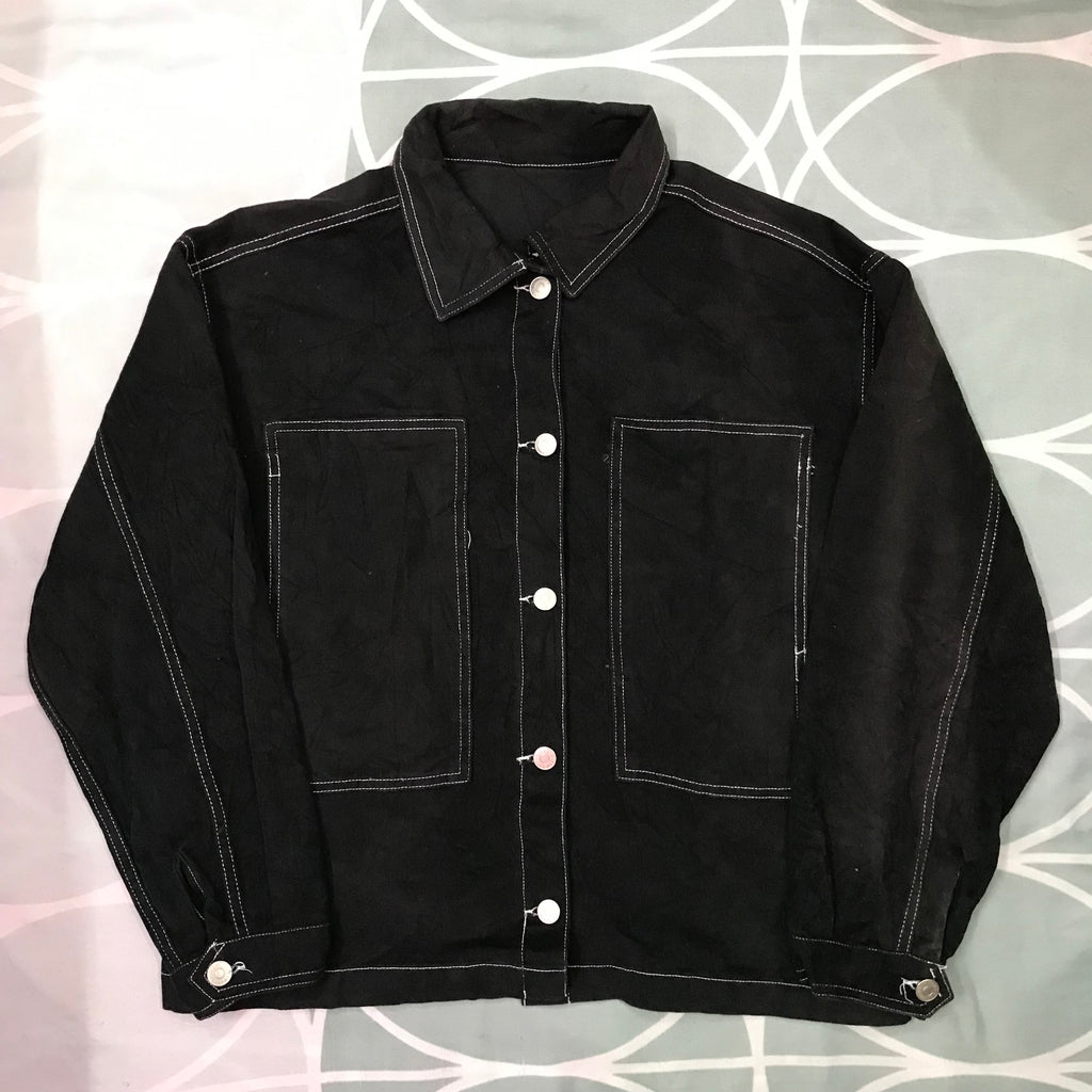 BLACK DENIM JACKET
