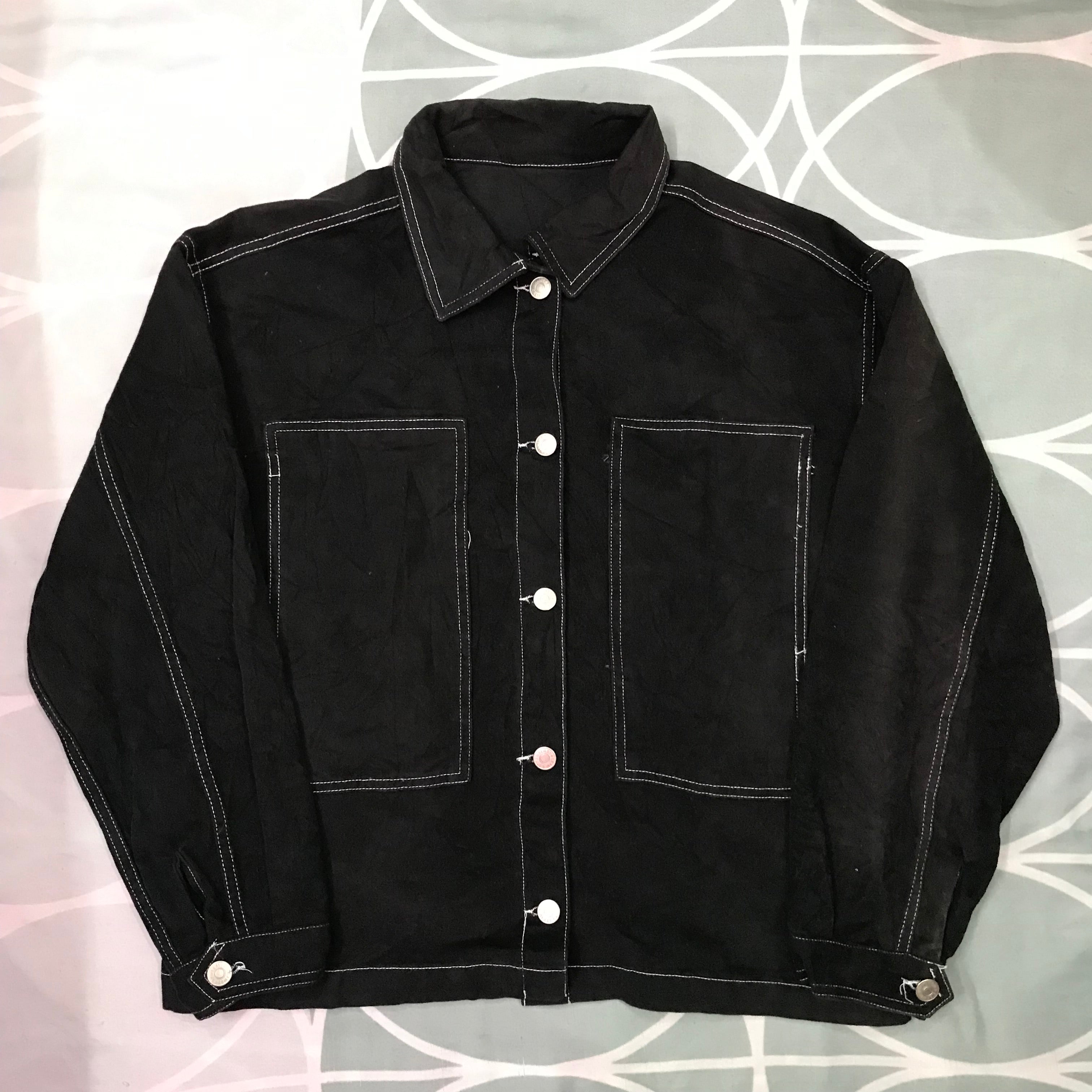 BLACK DENIM JACKET